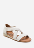 Where's That From Hummingbird Cream Suede Low Wedges - Size 5 Image 2