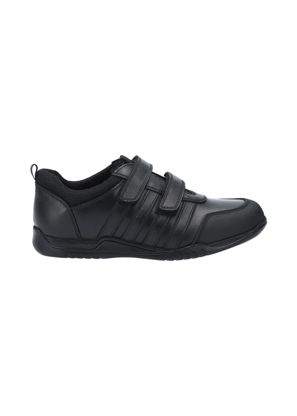 Hush Puppies Boys Black Josh Junior School Shoes (Younger 10-Older 2.5) - 11 Infants Image 1