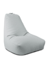 rucomfy Indoor/Outdoor Lounge Chair Platinum Grey Beanbag - One Size Image 3