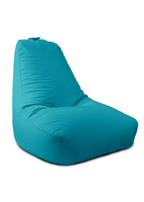 rucomfy Indoor/Outdoor Lounge Chair Turquoise Beanbag - One Size Image 2