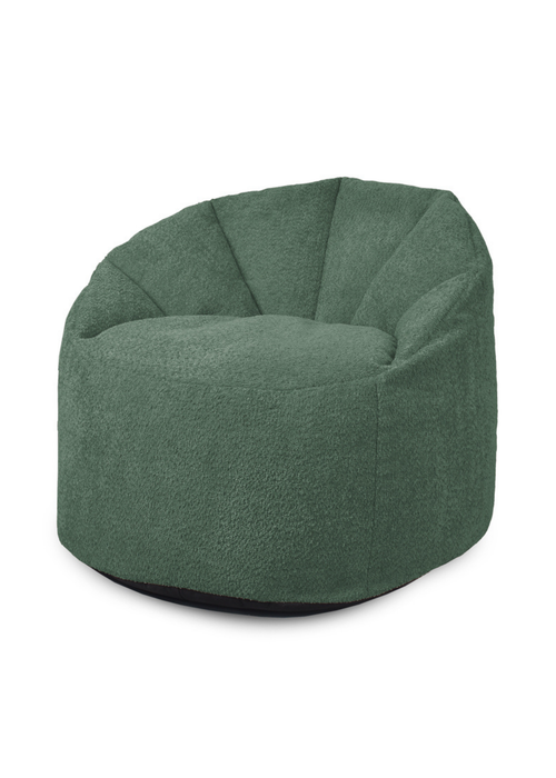 rucomfy Snug Cinema Chair Dark Green Beanbag - One Size Image 2