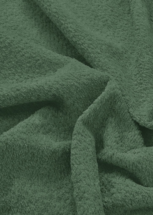 rucomfy Snug Pouffe Dark Green Beanbag - One Size Image 4