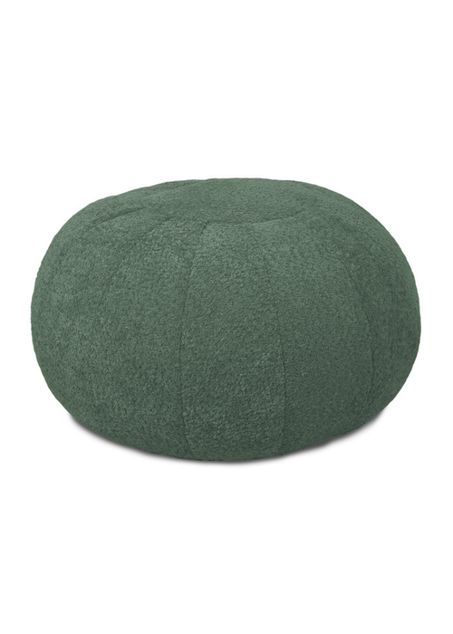 rucomfy Snug Pouffe Dark Green Beanbag - One Size Image 3