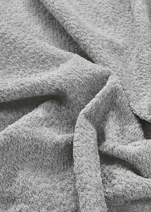 rucomfy Snug Pouffe Grey Beanbag - One Size Image 3