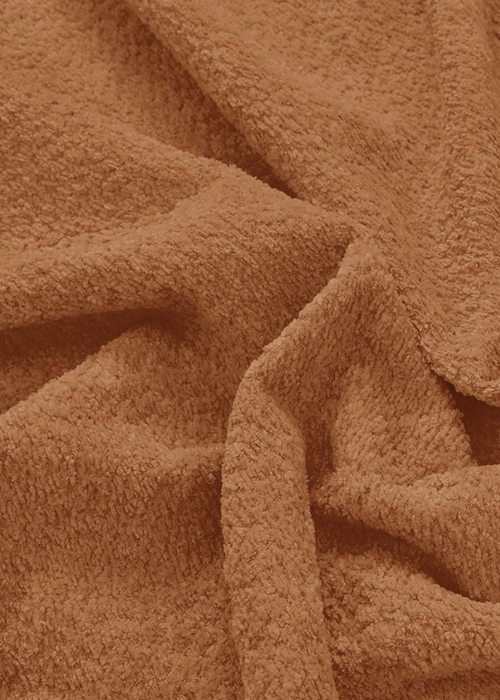 rucomfy Snug Pouffe Rust Beanbag - One Size Image 4