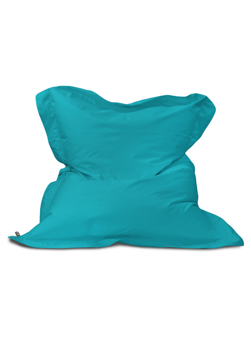 rucomfy Indoor/Outdoor Giant Squashy Squarbie Turquoise Beanbag - One Size Image 2