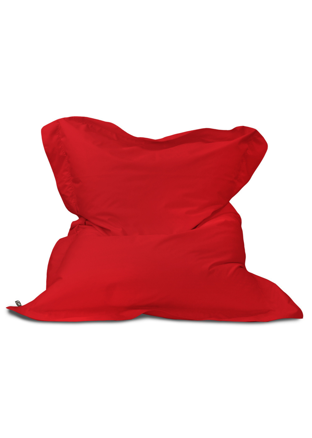 rucomfy Indoor/Outdoor Giant Squashy Squarbie Red Beanbag - One Size Image 2