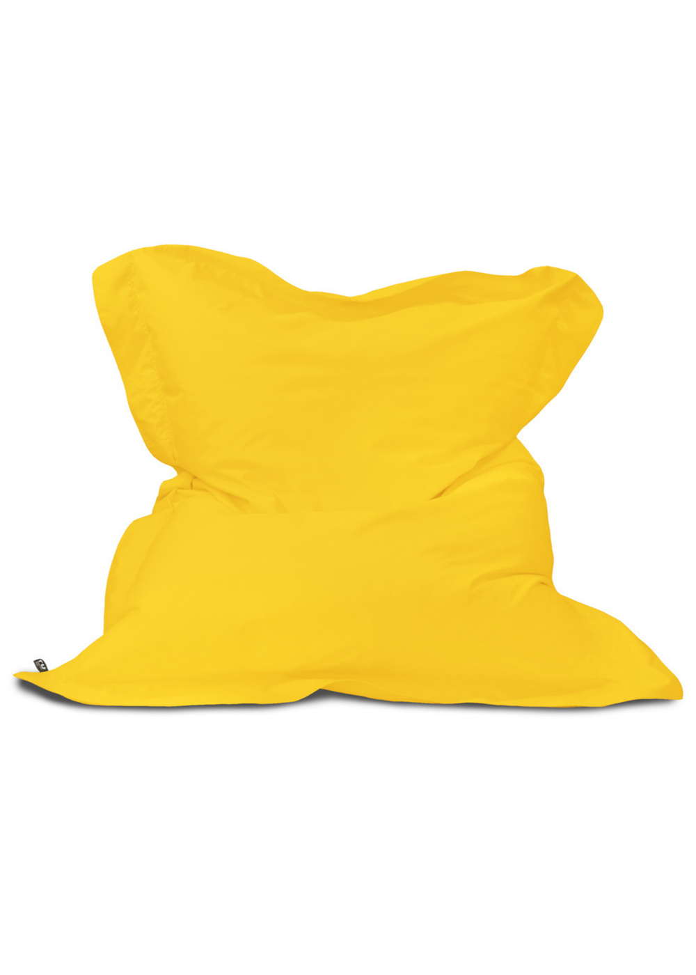 rucomfy Indoor/Outdoor Giant Squashy Squarbie Yellow Beanbag - One Size Image 2
