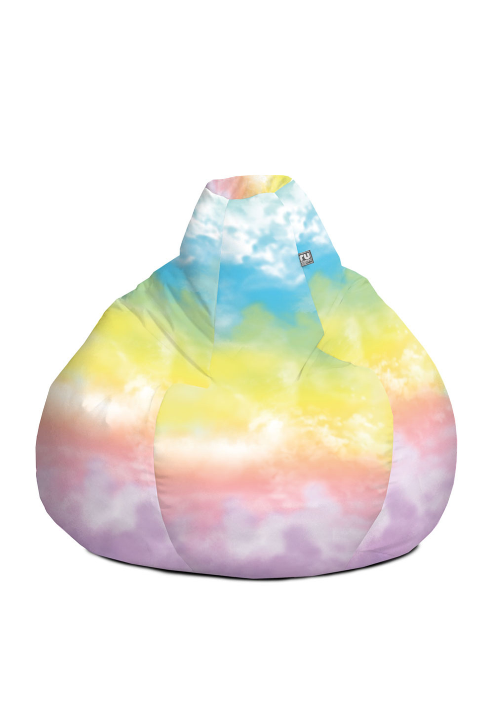 rucomfy Printed Extra Large Classic Tye Dye Beanbag - One Size Image 2
