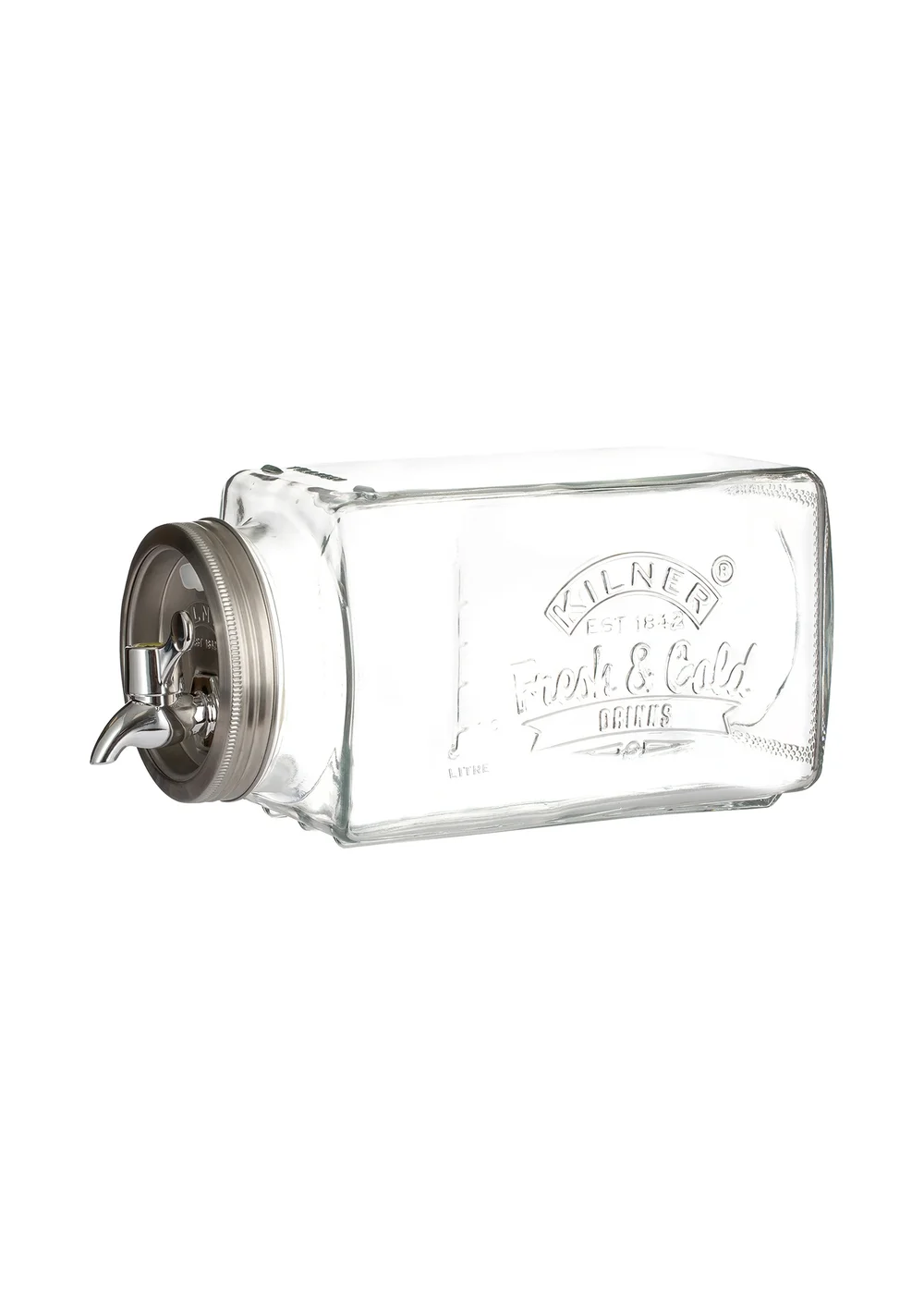 Kilner Glass Fridge Dispenser (3ltr) - One Size Image 1