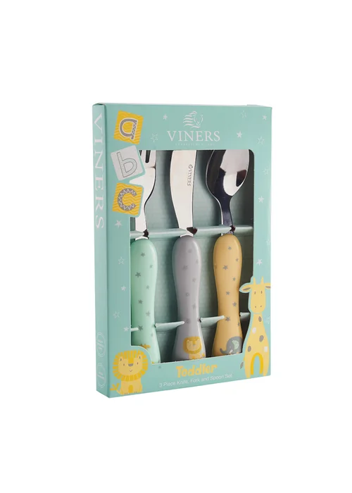 Viners Toddler 3 Piece Cutlery Set - One Size Image 3
