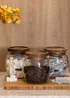 Kilner Set of 3 Universal Wooden Lid Jars ( 0.8l ) - One Size Image 2