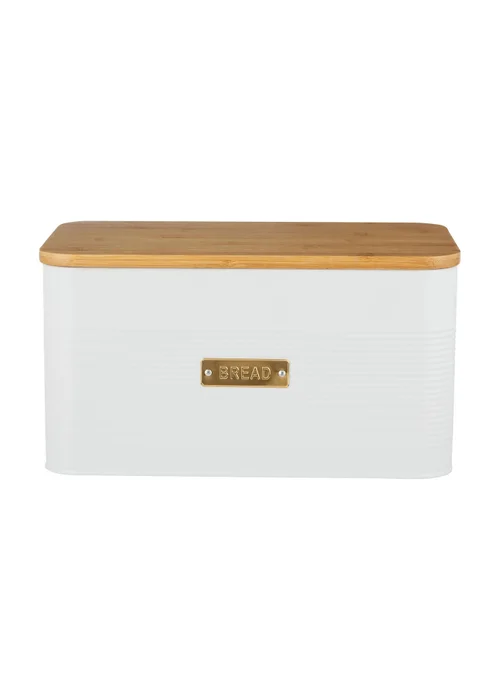 Typhoon Otto Square White Bread Storage (9.5ltr) - One Size Image 1