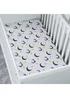 Ickle Bubba Light Grey Fitted Cot Bed Sheets Cosmic Aura 2 Pack - 70 X 140 Image 1