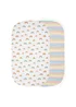 Ickle Bubba White Fitted Crib Rainbow Dreams Sheets 2 Pack - 60 X 110 Image 1