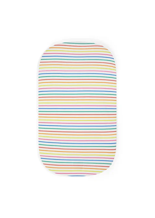 Ickle Bubba White Fitted Crib Rainbow Dreams Sheets 2 Pack - 60 X 110 Image 3