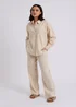 Urban Bliss Stone Linen Blend Oversized Shirt - Size 10 Image 5
