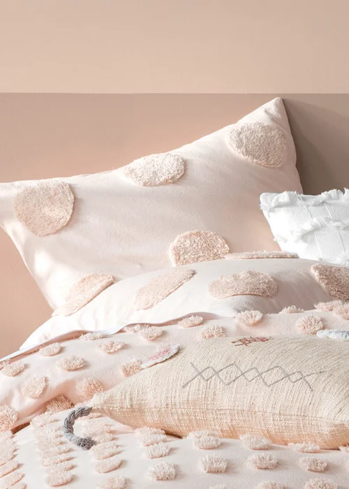 Linen House Haze Polka Tufted Duvet Cover Set - Double Image 2