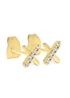 Say It With Gold Kiss Earrings - One Size Image 1