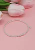 Say It With Silver Mini Junior Ball Bracelet - One Size Image 2