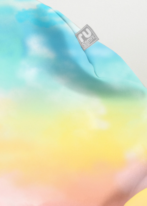 rucomfy Printed Medium Tye Dye Beanbag - One Size Image 3