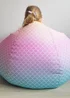 rucomfy Printed Kids Classic Mermaid Ombre Beanbag - One Size Image 3