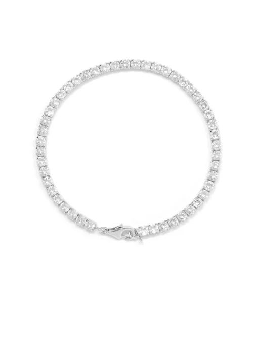 Say It With Silver Tennis Bracelet - One Size Image 1
