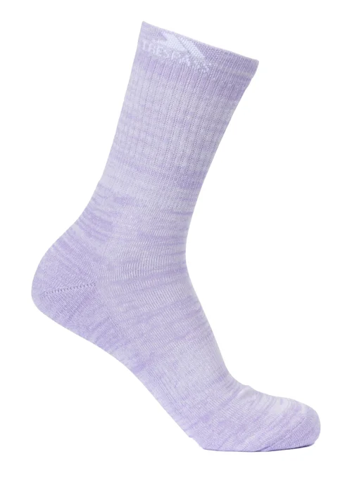 Trespass Forest Green Helvellyn Trekking Socks (Pack of 3) - A65 Image 3