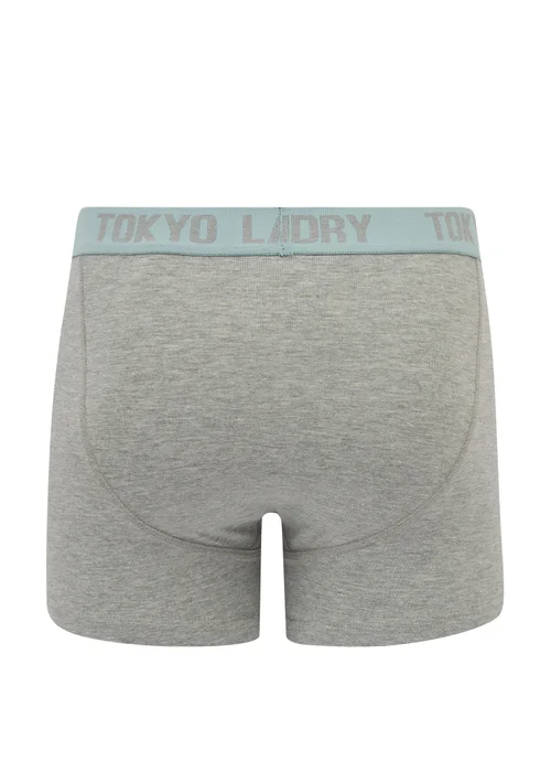 Tokyo Laundry Black & Grey Cotton 6-Pack Boxers - Large Image 3