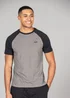 Tokyo Laundry Grey Cotton 2-Piece Raglan Top and Jersey Bottoms Set - Extra Large Image 3