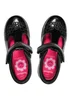 ToeZone Girls Black Flo Patent Leather Rip Tape Flower School Shoe (Younger 6 - 13) - Size 12 Infants Image 3