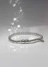 Say It With Silver Adults Ball Bracelet - One Size Image 2