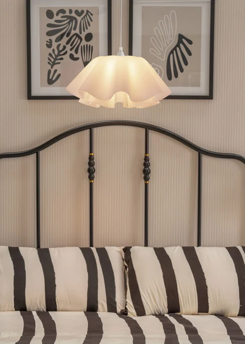 ValueLights Kumo White Acrylic Pendant Ceiling Light - One Size Image 4