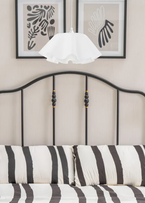 ValueLights Kumo White Acrylic Pendant Ceiling Light - One Size Image 3