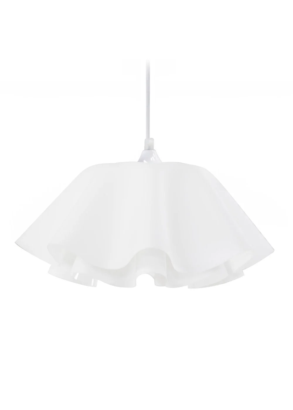 ValueLights Kumo White Acrylic Pendant Ceiling Light - One Size Image 2