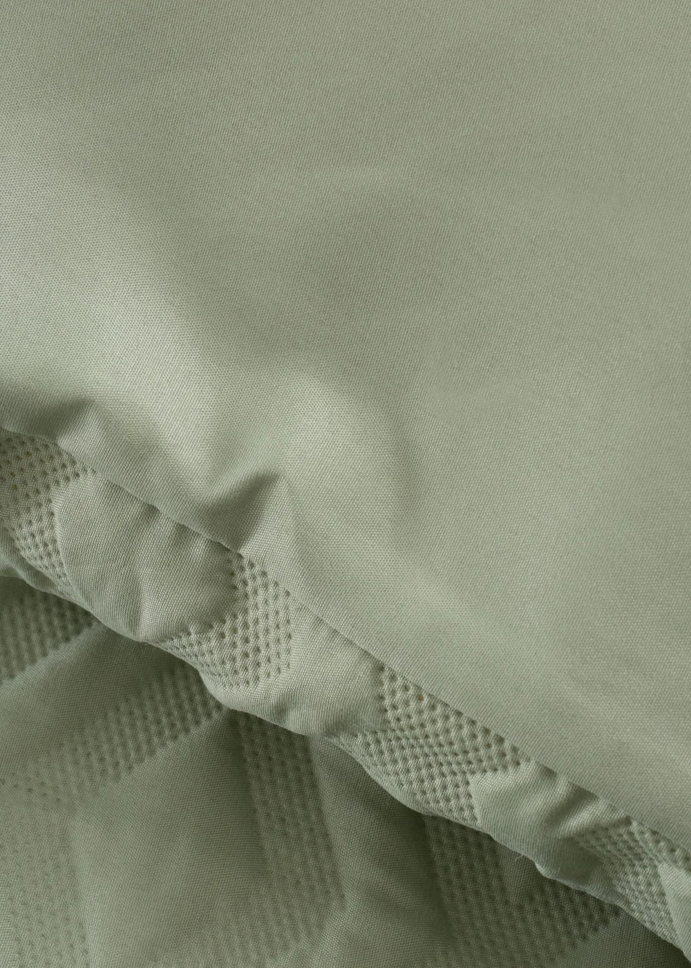 Catherine Lansfield Jacob Geo Soft Touch Duvet Cover Set Sage Green - Single Image 3