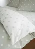 Catherine Lansfield Brushed Polka Dot Cotton Fitted Sheet - Fitted Single Image 2
