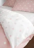 Catherine Lansfield Brushed Polka Dot Cotton Fitted Sheet - Fitted Single Image 2