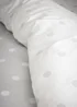 Catherine Lansfield Brushed Polka Dot Cotton Reversible Single Duvet Cover Set Grey - Single Image 4