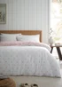 Catherine Lansfield Brushed Polka Dot Cotton Reversible Single Duvet Cover Set Pink - King Image 2