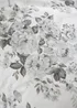 Catherine Lansfield Elinda Floral Reversible Double Duvet Cover Set Grey - Single Image 5