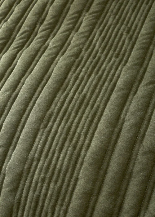 Pineapple Elephant Tamba Jersey Stripe Quilted Duvet Cover Set - Single Image 4