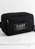 Personalised Memento Company Black Toiletry Bag - One Size Image 1