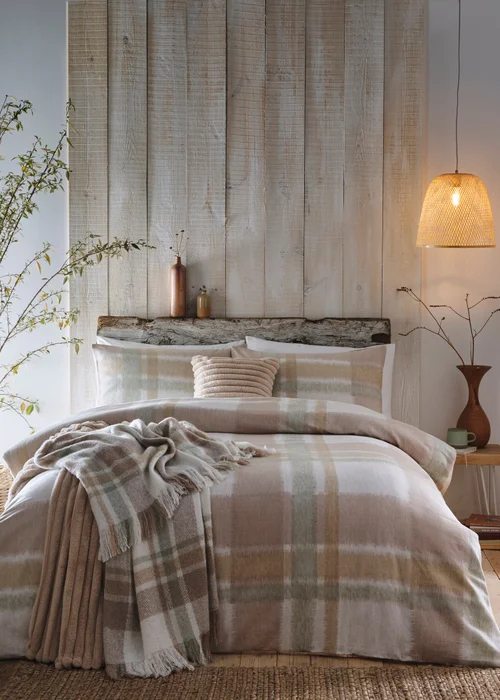 Appletree Hygge Verbier Natural Duvet Cover Set - Single Image 4