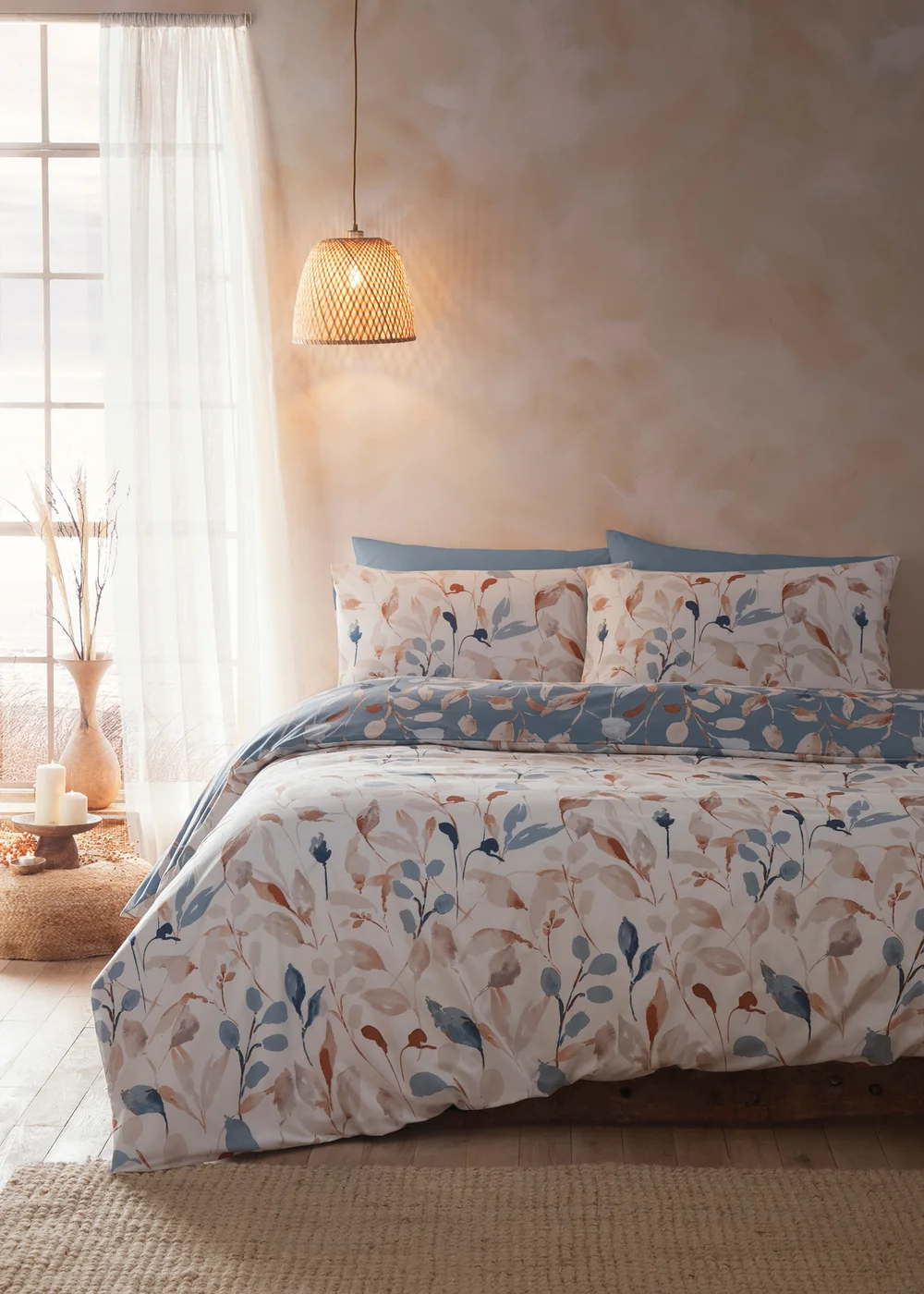 Drift Home Anya Blue Duvet Cover Set - Single Image 1