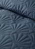 Serene Cavali Dark Blue Pinsonic Duvet Cover Set - Single Image 3