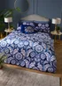Laurence Llewelyn-Bowen Romilly Blue Jacquard Duvet Cover Set - Double Image 4