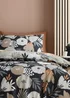 Fusion Yasmin Black Duvet Cover Set - Single Image 2