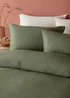 Serene Lindly Dark Green Duvet Cover Set - Single Image 2