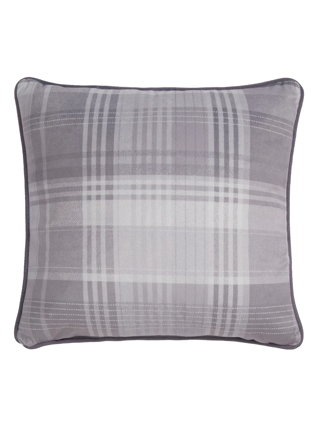 Dreams & Drapes Lodge Forest Animals Christmas Grey Filled Cushion (43cm x 43cm) - 43W X 43D Image 3